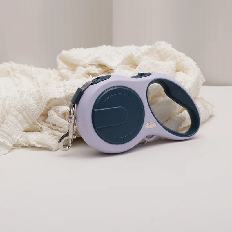 5m Dog Leash Retractable Roulette Collar for Small Medium Dog Accessories Adjustable Durable Walking Hiking Bulldog Rope