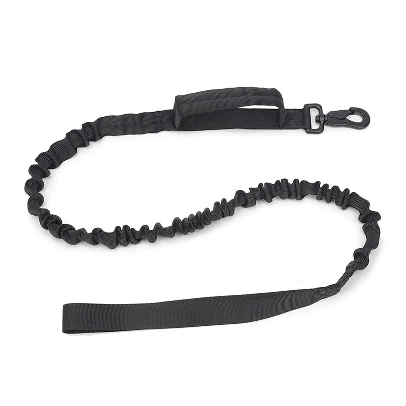 Durable Tactical Dog Collar and Leash Adjustable Military Pet Collar Leash Medium Large Dog German Shepherd Training Accessories