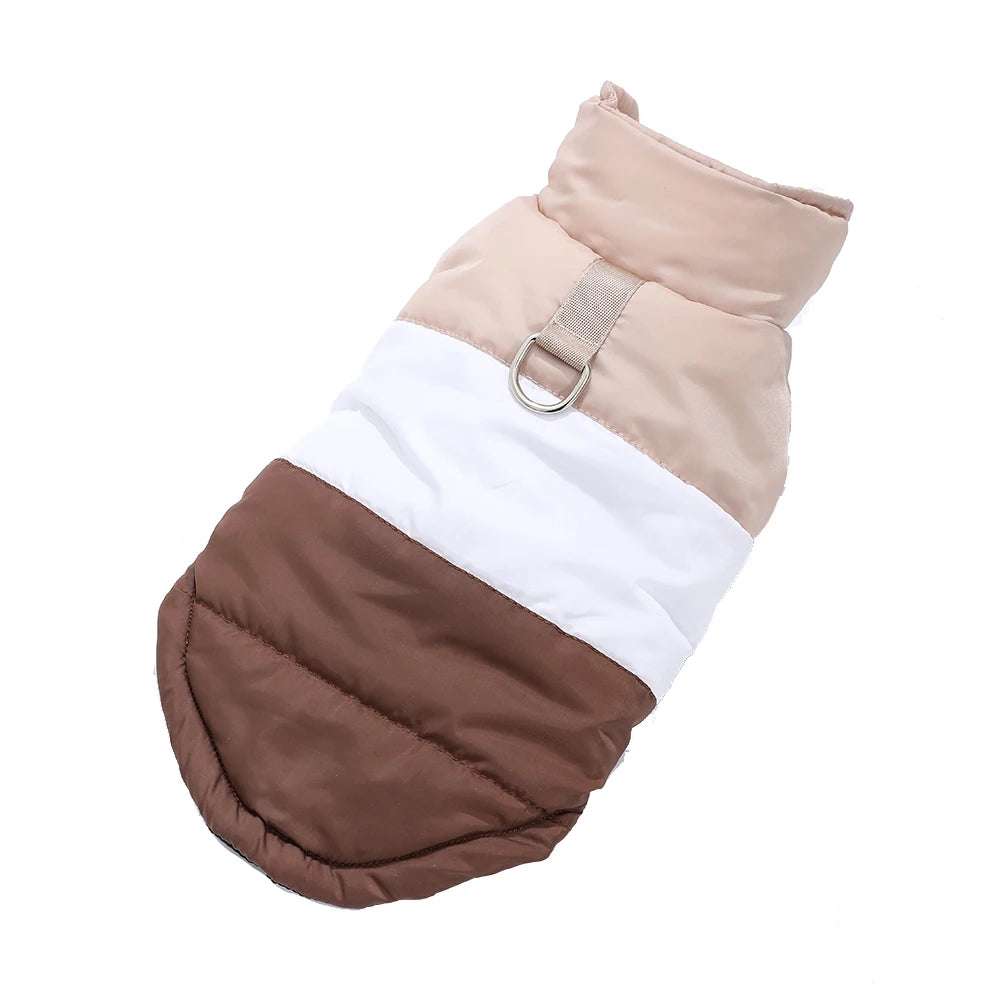 Dog Jacket Winter Windproof Warm Coat With D-Ring For Small Medium Dog Cat Puppy Yorkshire Chihuahua Pug Waterproof Pet Costume