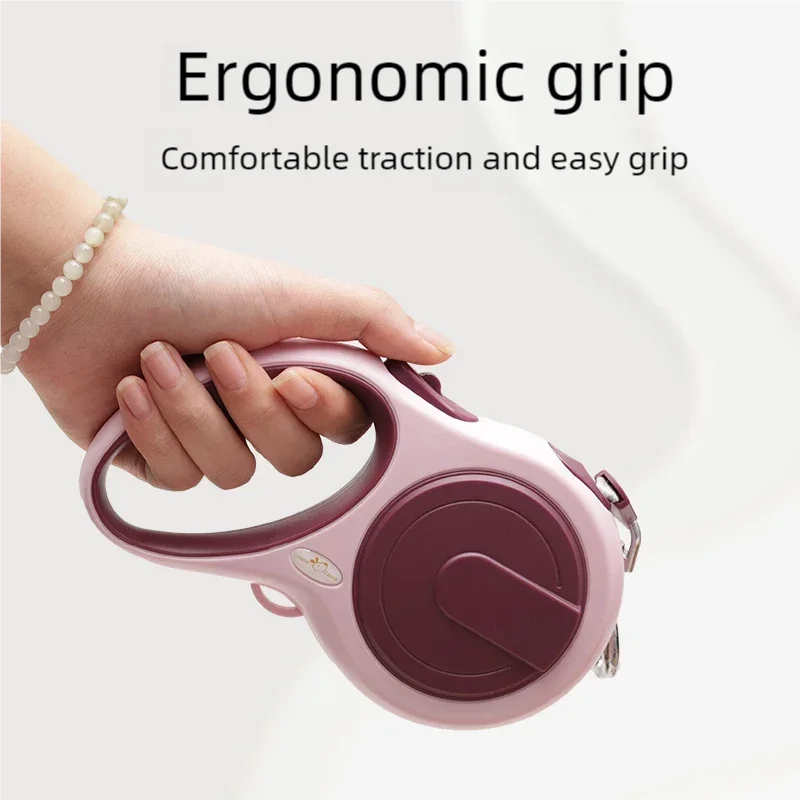 5m Dog Leash Retractable Roulette Collar for Small Medium Dog Accessories Adjustable Durable Walking Hiking Bulldog Rope