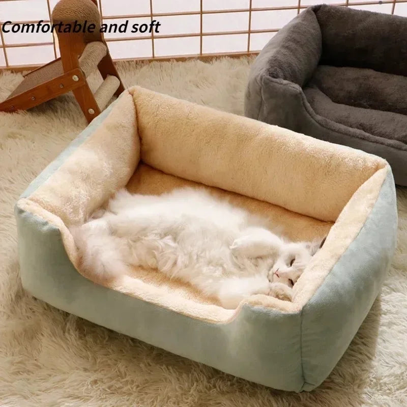 Cat and dog house, warm in winter, washable all year round, bite-proof for small and medium-sized dogs