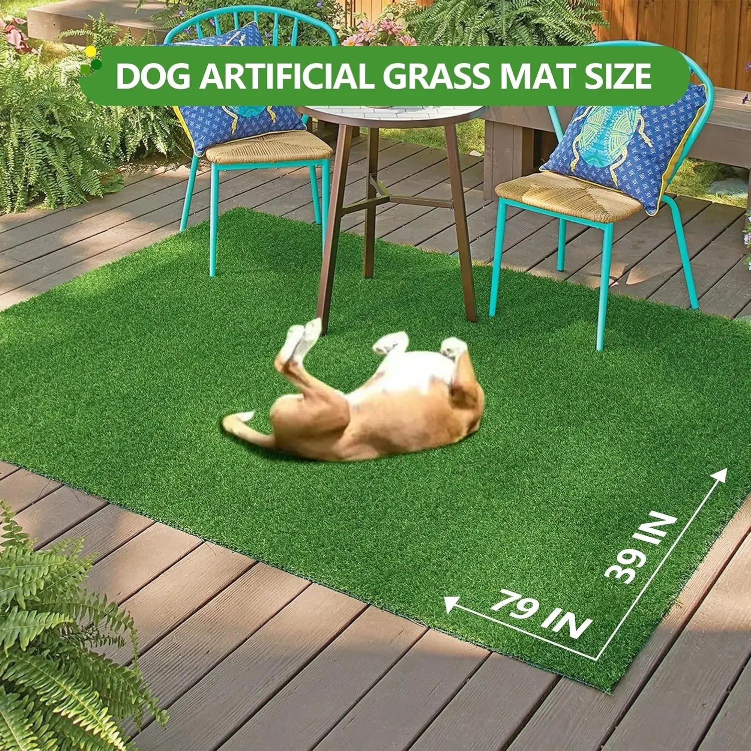 Dogs Grass for Potty Training Artificial Grass for Dogs Puppy Fake Grass Pads Large Dogs Supplies Pets Litter Rugs for Puppy