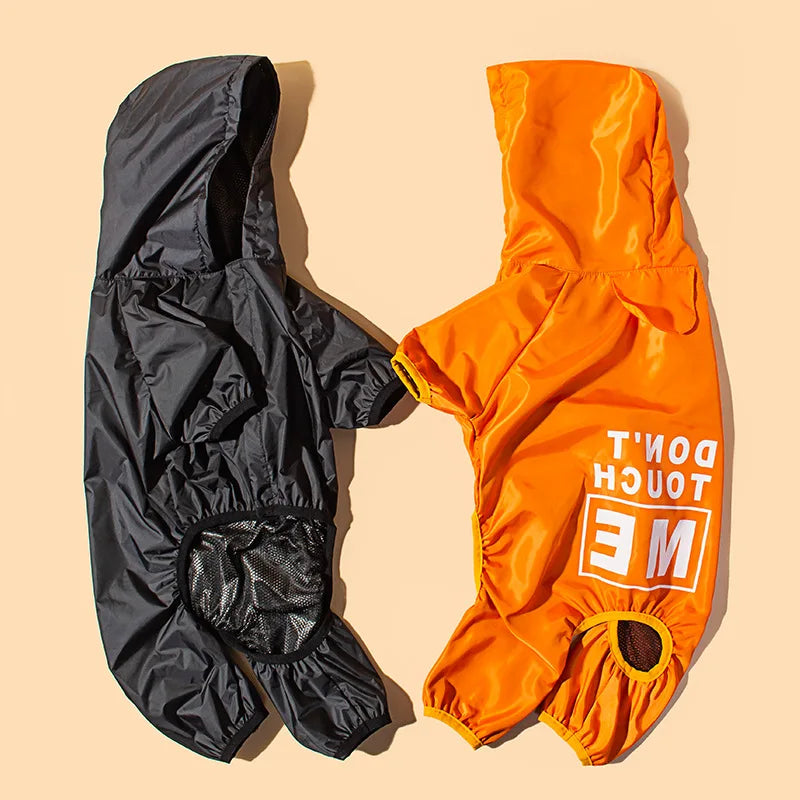 Dog Clothes Four Legged Raincoats Four Seasons Outings Waterproof and Dustproof Clothes Big Dog Clothes Star Pets