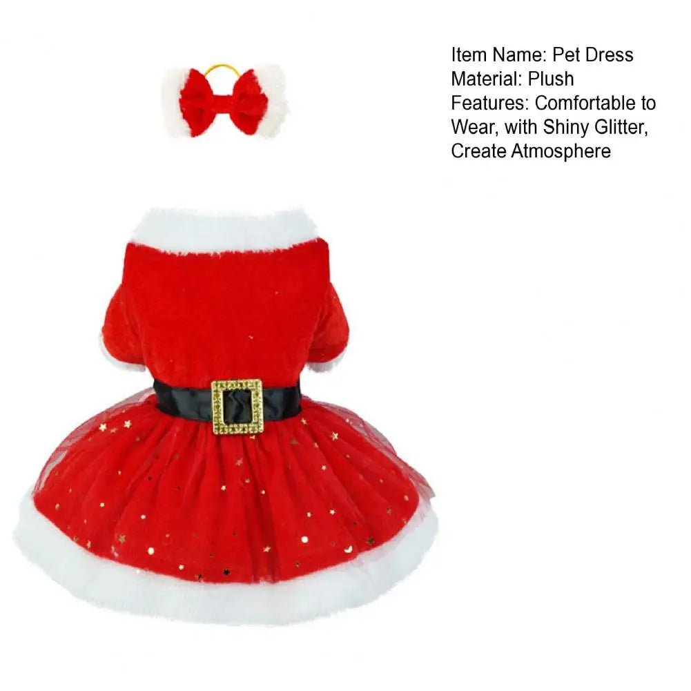 Christmas Dog Dresses,For Dogs Clothes,Pet Costume
