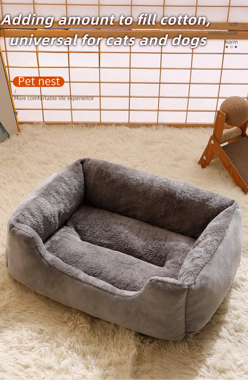 Doghouse universal washable and bite-resistant winter warm mat super large security cat and dog kennel sofa