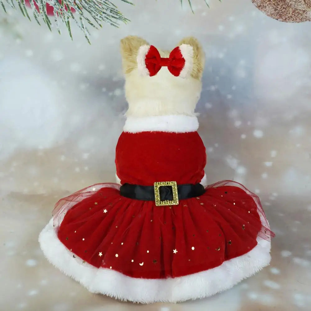 Christmas Dog Dresses,For Dogs Clothes,Pet Costume