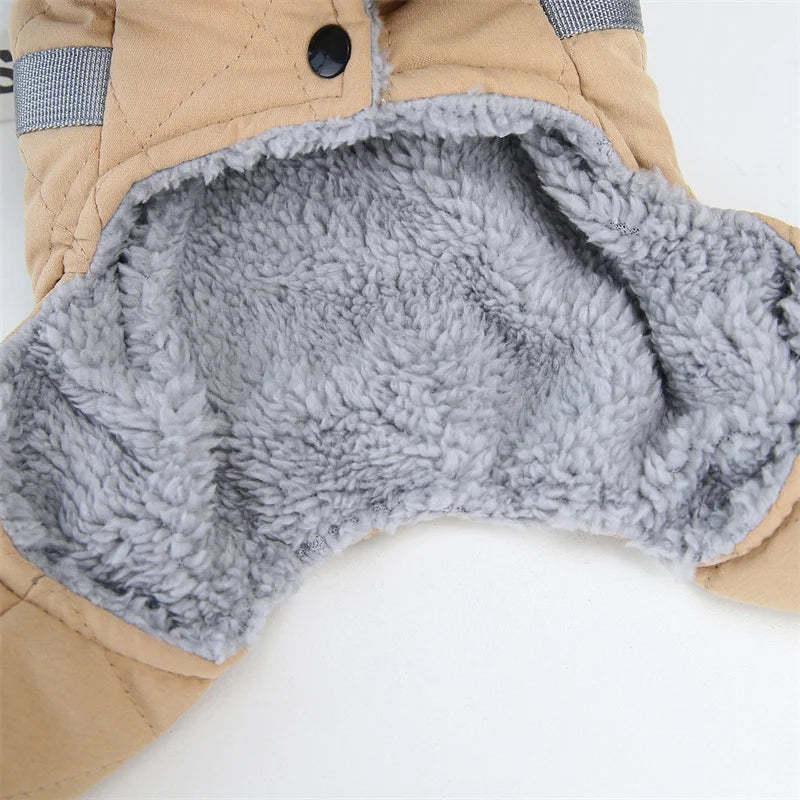 Thicken Warm Dog Jumpsuit Winter Pet Dogs Clothes for Chihuahua Coat Waterproof Hoodie Puppy Overalls Poodle Jacket Pet Apparel