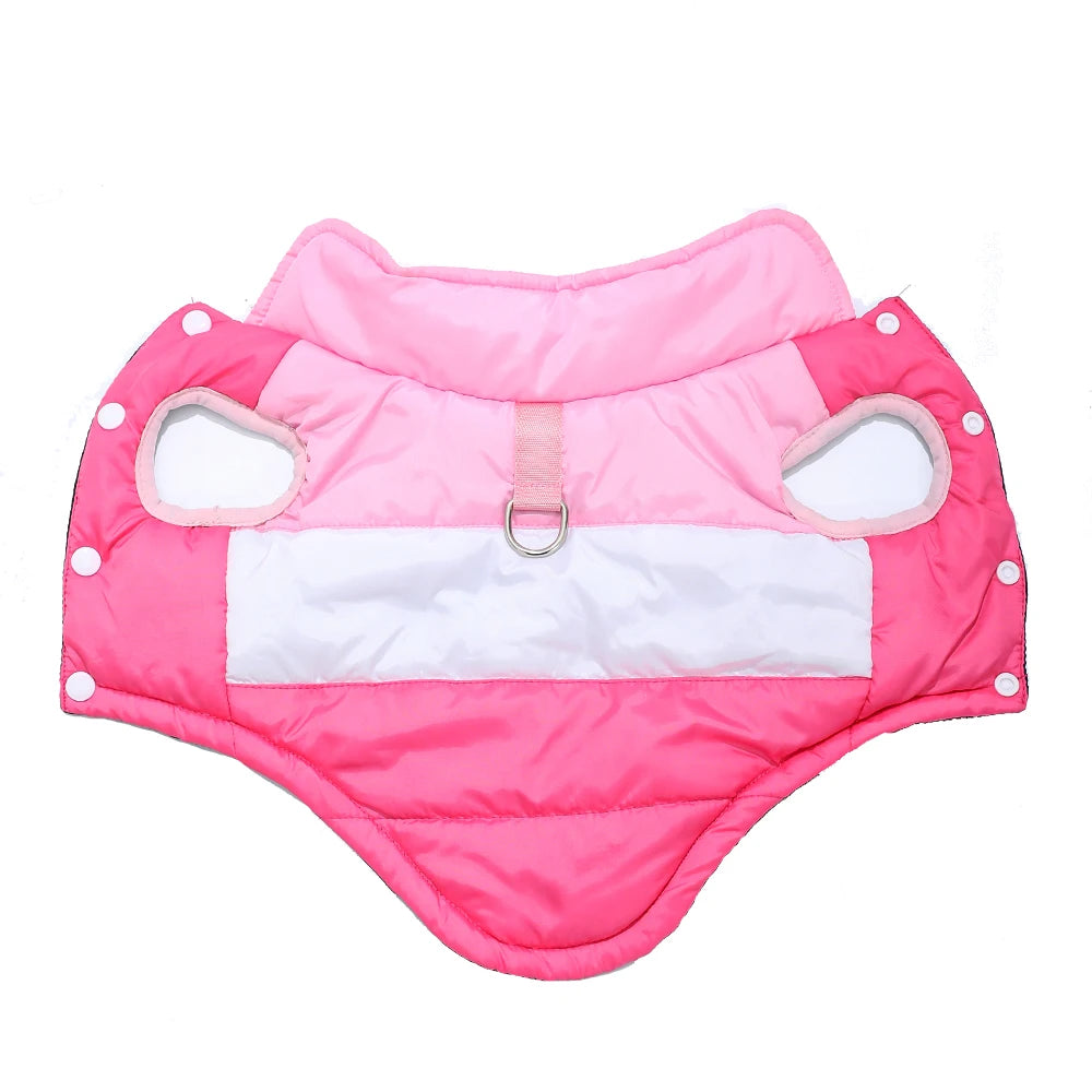Dog Jacket Winter Windproof Warm Coat With D-Ring For Small Medium Dog Cat Puppy Yorkshire Chihuahua Pug Waterproof Pet Costume