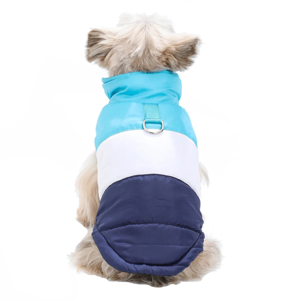 Dog Jacket Winter Windproof Warm Coat With D-Ring For Small Medium Dog Cat Puppy Yorkshire Chihuahua Pug Waterproof Pet Costume