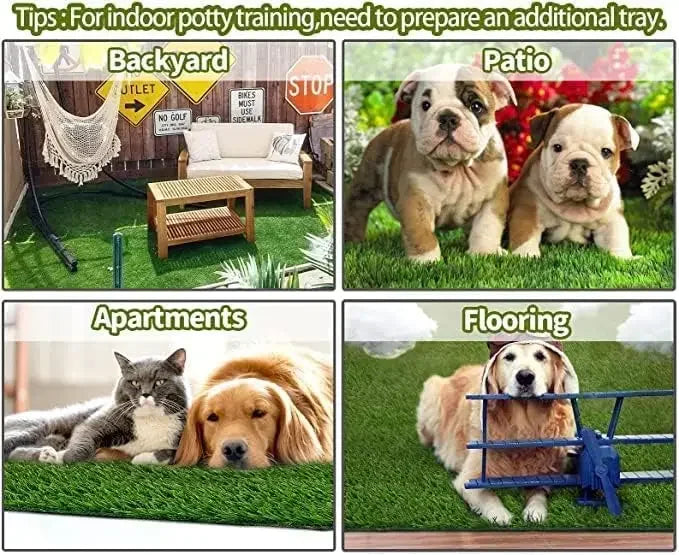 Dogs Grass for Potty Training Artificial Grass for Dogs Puppy Fake Grass Pads Large Dogs Supplies Pets Litter Rugs for Puppy