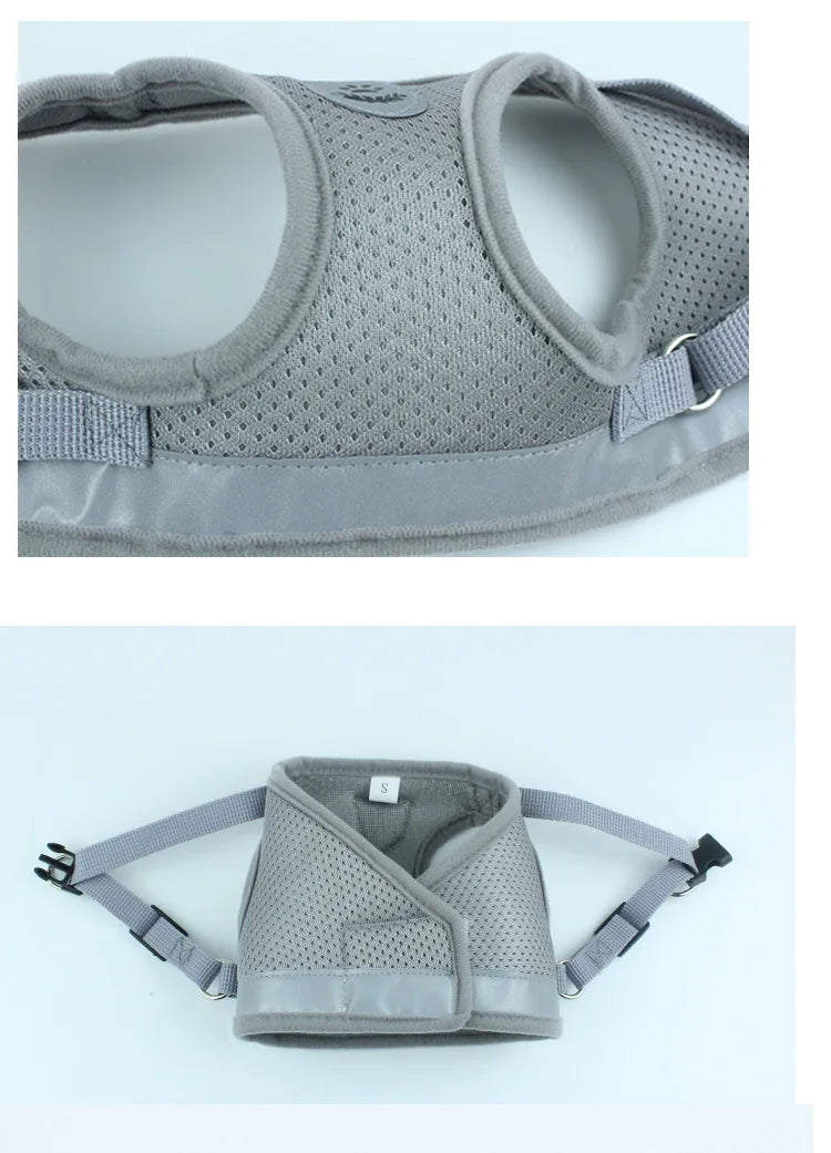 CDDMPET Dog Harness and Leash Set Outdoor Training Walking Harnesses Safety Sport Puppy Vest Pet Harness For Small Dogs Cats