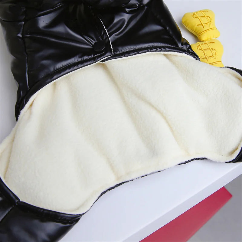 Thicken Warm Dog Jumpsuit Winter Pet Dogs Clothes for Chihuahua Coat Waterproof Hoodie Puppy Overalls Poodle Jacket Pet Apparel