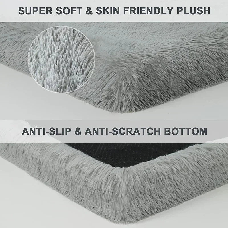 Dog Bed Super Soft Plush Cat Beds for Small Medium Large Dogs Removable for Cleaning Puppy Cushion Claming Dog Beds Pet Mat