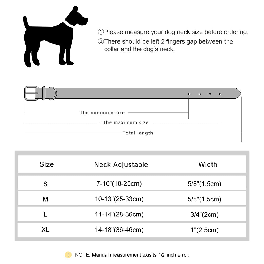 Adjustable Dog Collar Soft Leather Puppy Cat Collars Necklace Cute Bone Accessories For Small Medium Dogs Cats Chihuahua Pitbull