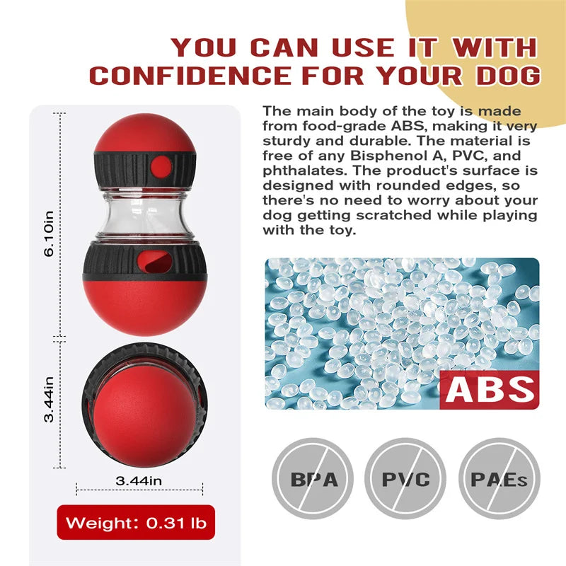 Dog Toy Improve IQ Interactive Puppy Toys For Small Medium Dogs Cat Slow Feeder Ball Labrador Golden Retriever Pet Supplies