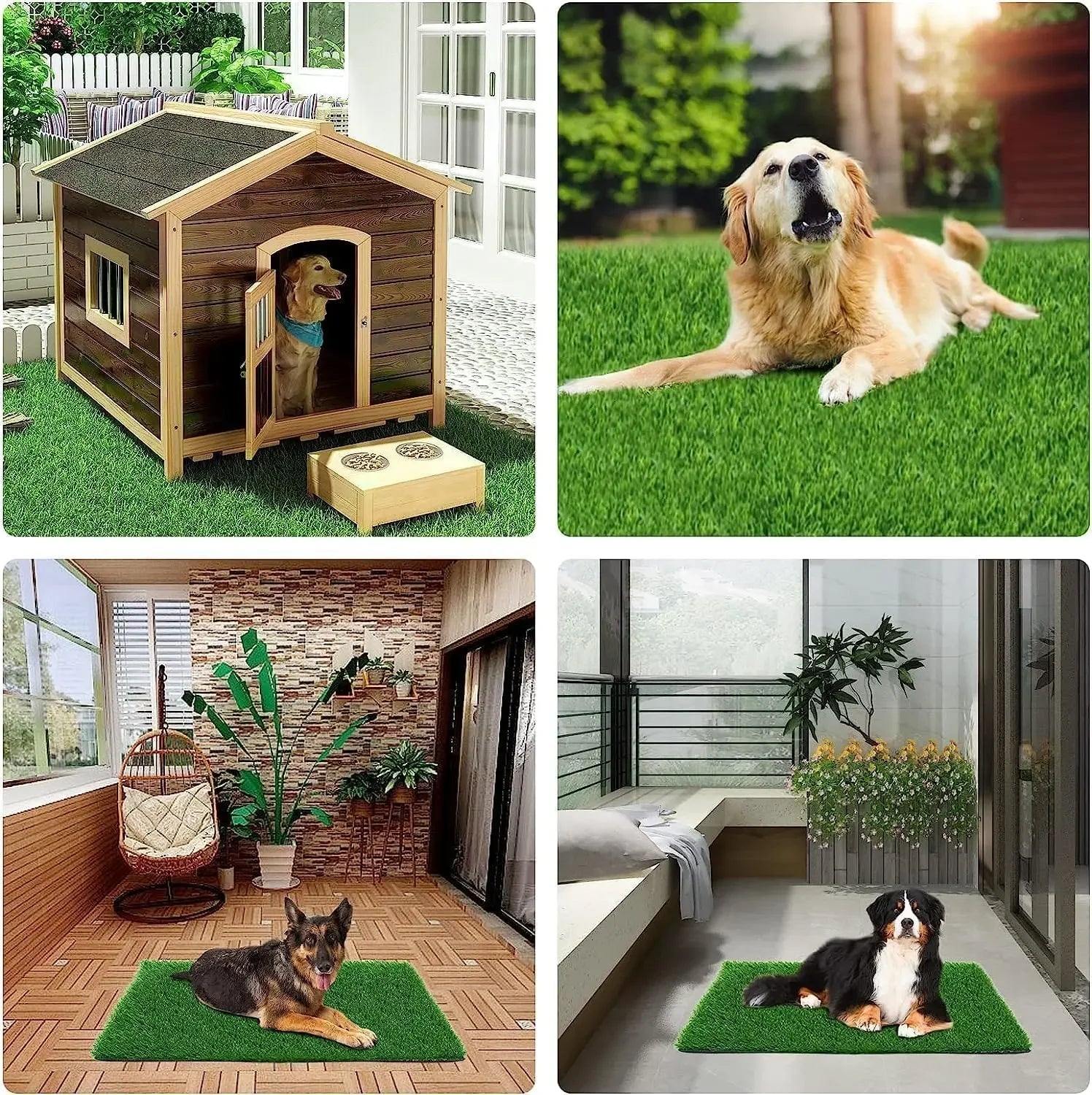 Dogs Grass for Potty Training Artificial Grass for Dogs Puppy Fake Grass Pads Large Dogs Supplies Pets Litter Rugs for Puppy
