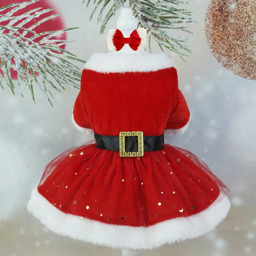 Christmas Dog Dresses,For Dogs Clothes,Pet Costume