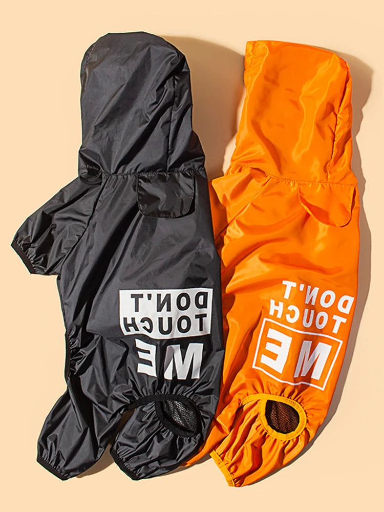 Dog Clothes Four Legged Raincoats Four Seasons Outings Waterproof and Dustproof Clothes Big Dog Clothes Star Pets