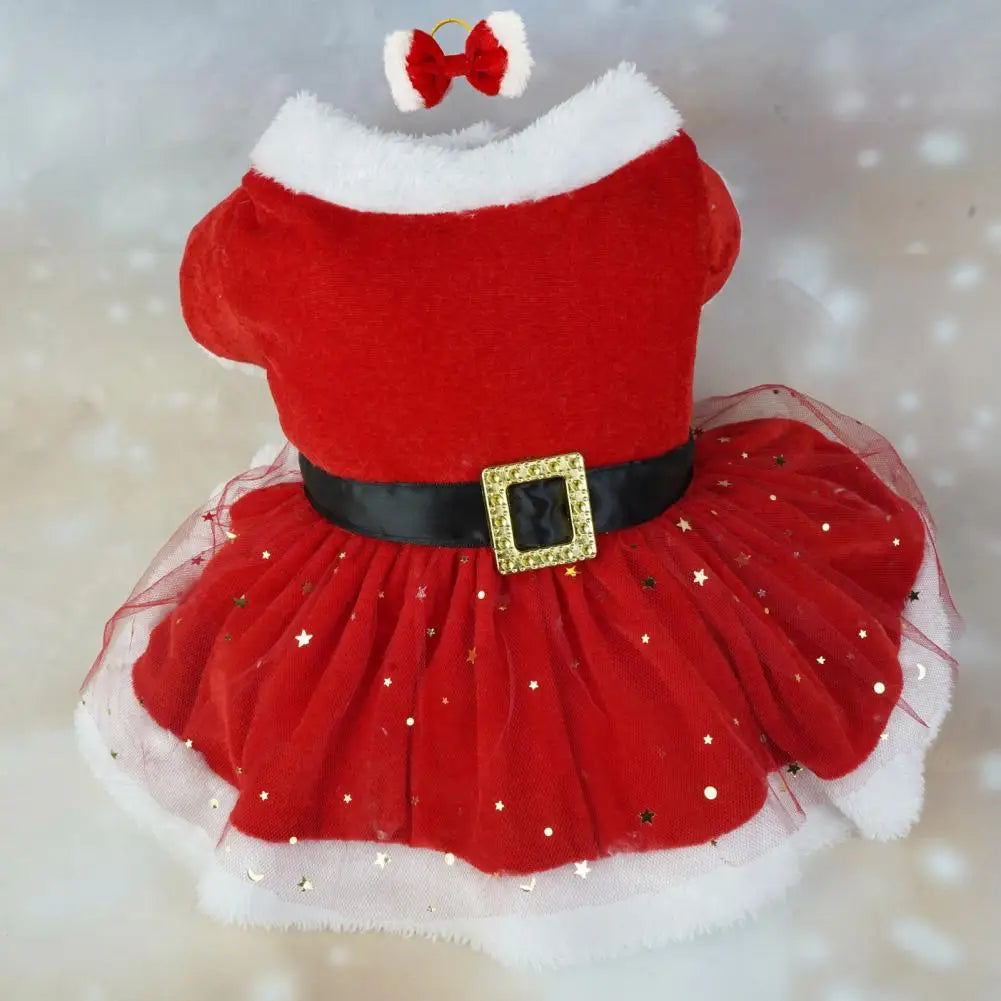 Christmas Dog Dresses,For Dogs Clothes,Pet Costume