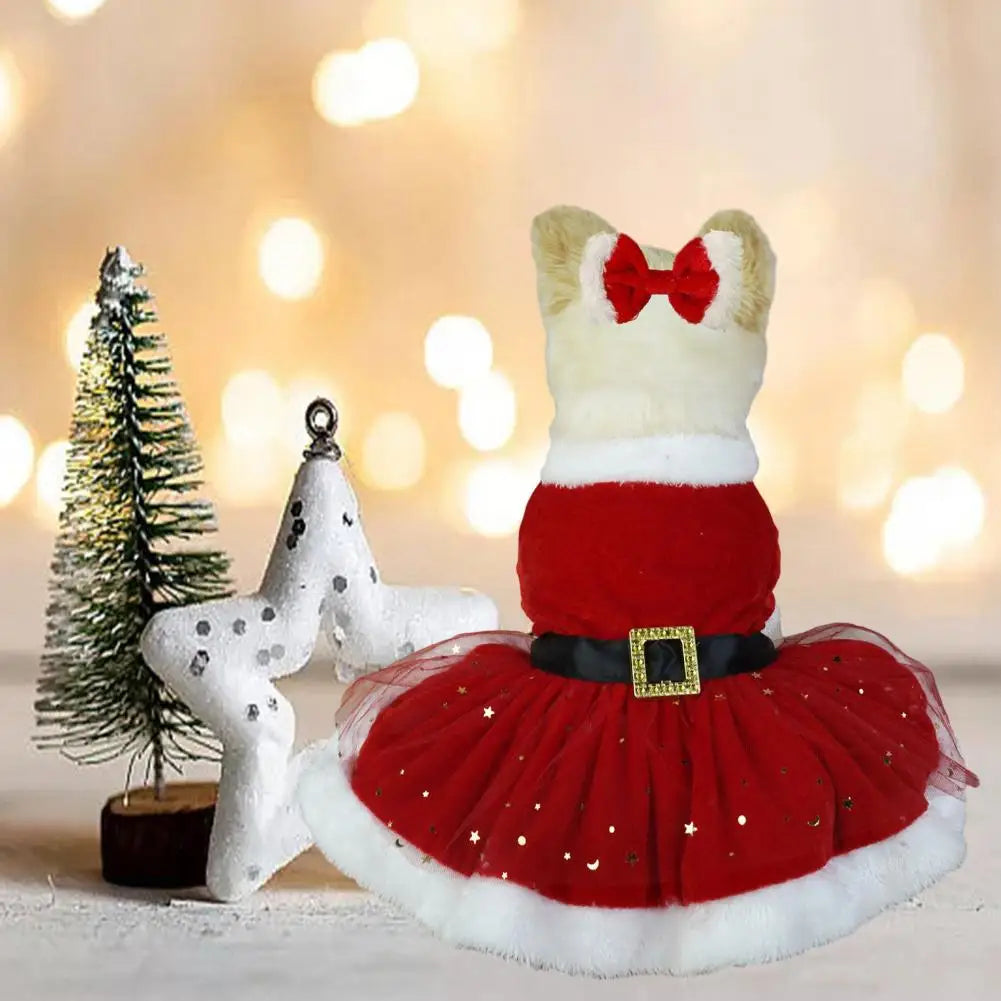 Christmas Dog Dresses,For Dogs Clothes,Pet Costume