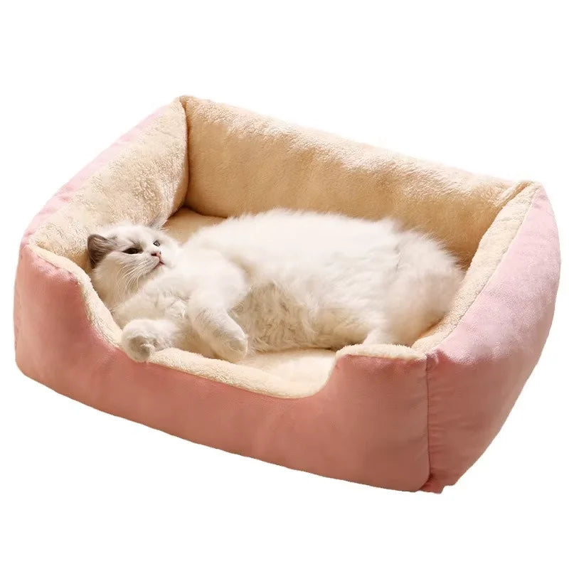 Cat and dog house, warm in winter, washable all year round, bite-proof for small and medium-sized dogs