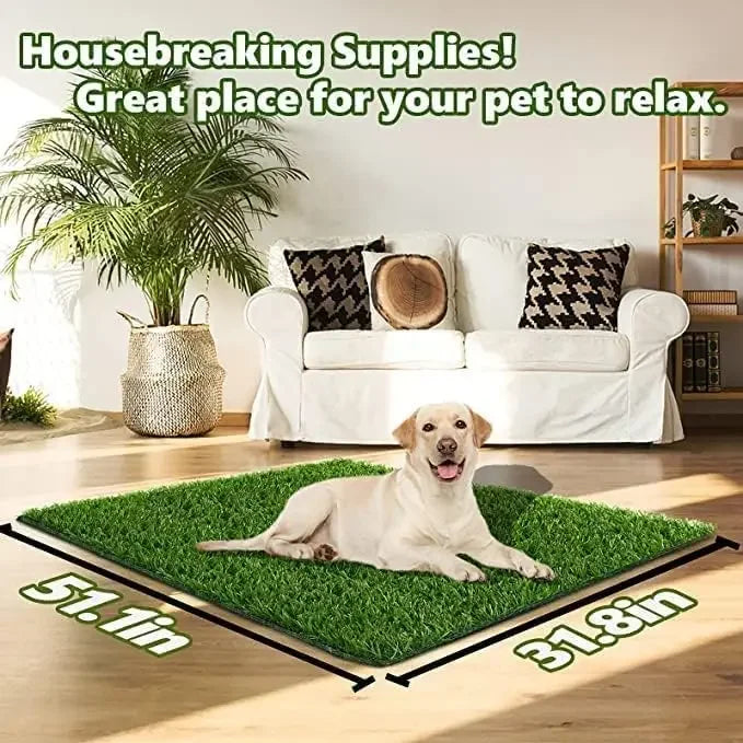 Dogs Grass for Potty Training Artificial Grass for Dogs Puppy Fake Grass Pads Large Dogs Supplies Pets Litter Rugs for Puppy