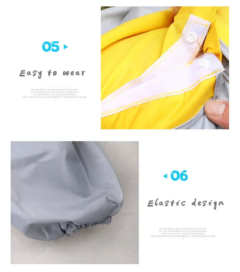 Waterproof Raincoat For Dogs Suits Dot Rain Cape For Medium Big Dogs Hooded Jacket Poncho Pet Rain Coat Chubasquero Para Perrors