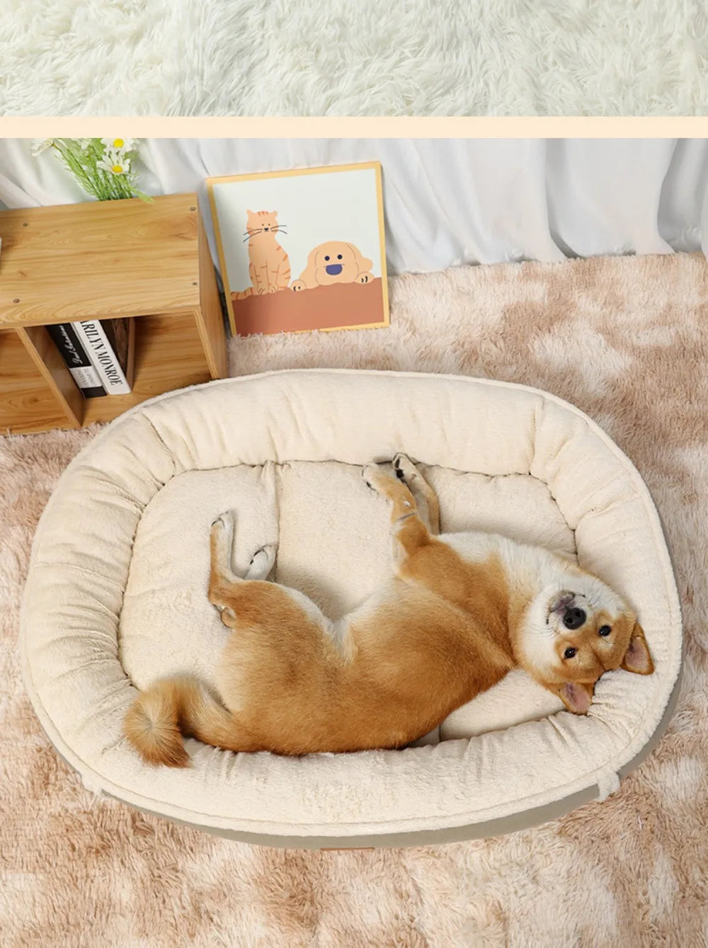 Dog kennel pet warm mat  bed four seasons universal dog mat sleeping mat small and medium-sized dog kennel thick mat.