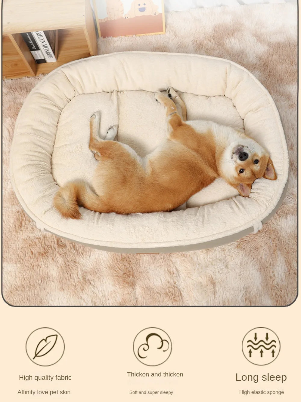 Dog kennel pet warm mat  bed four seasons universal dog mat sleeping mat small and medium-sized dog kennel thick mat.