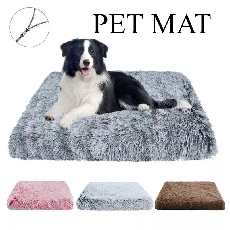 Dog Bed Super Soft Plush Cat Beds for Small Medium Large Dogs Removable for Cleaning Puppy Cushion Claming Dog Beds Pet Mat